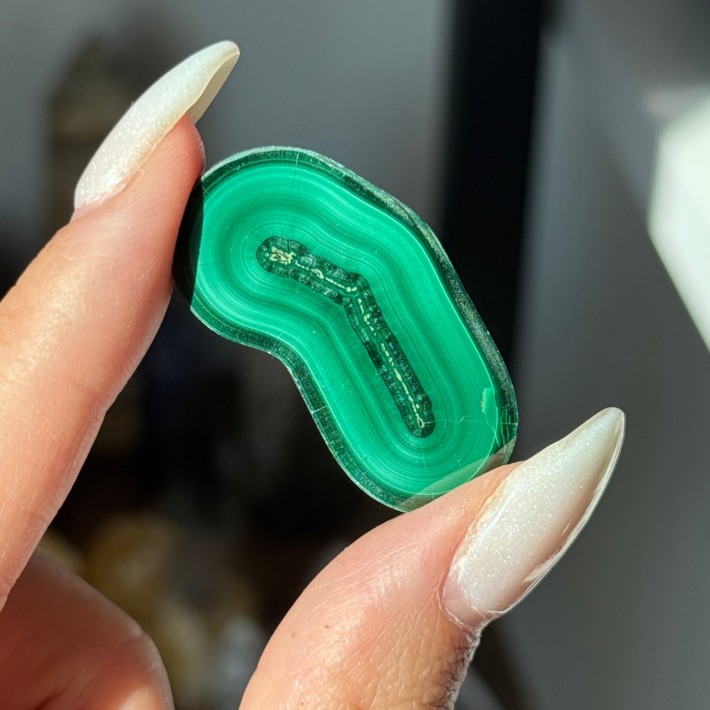 Malachite Specimen Slice #11b