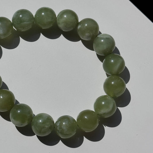 Lemon Nephrite Jade Bracelet