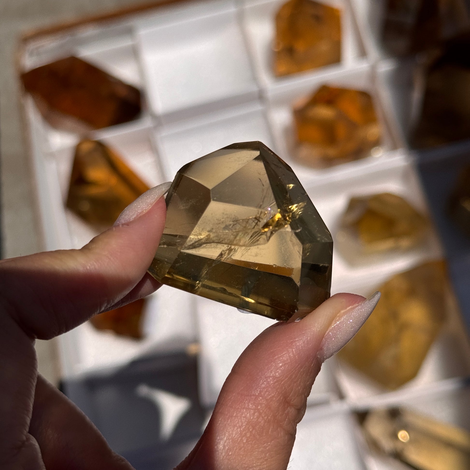 brazilian citrine tower polished crystal tower