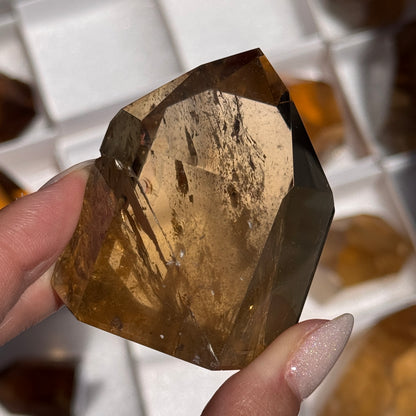 brazilian citrine tower polished crystal tower