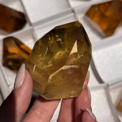 brazilian citrine tower polished crystal tower