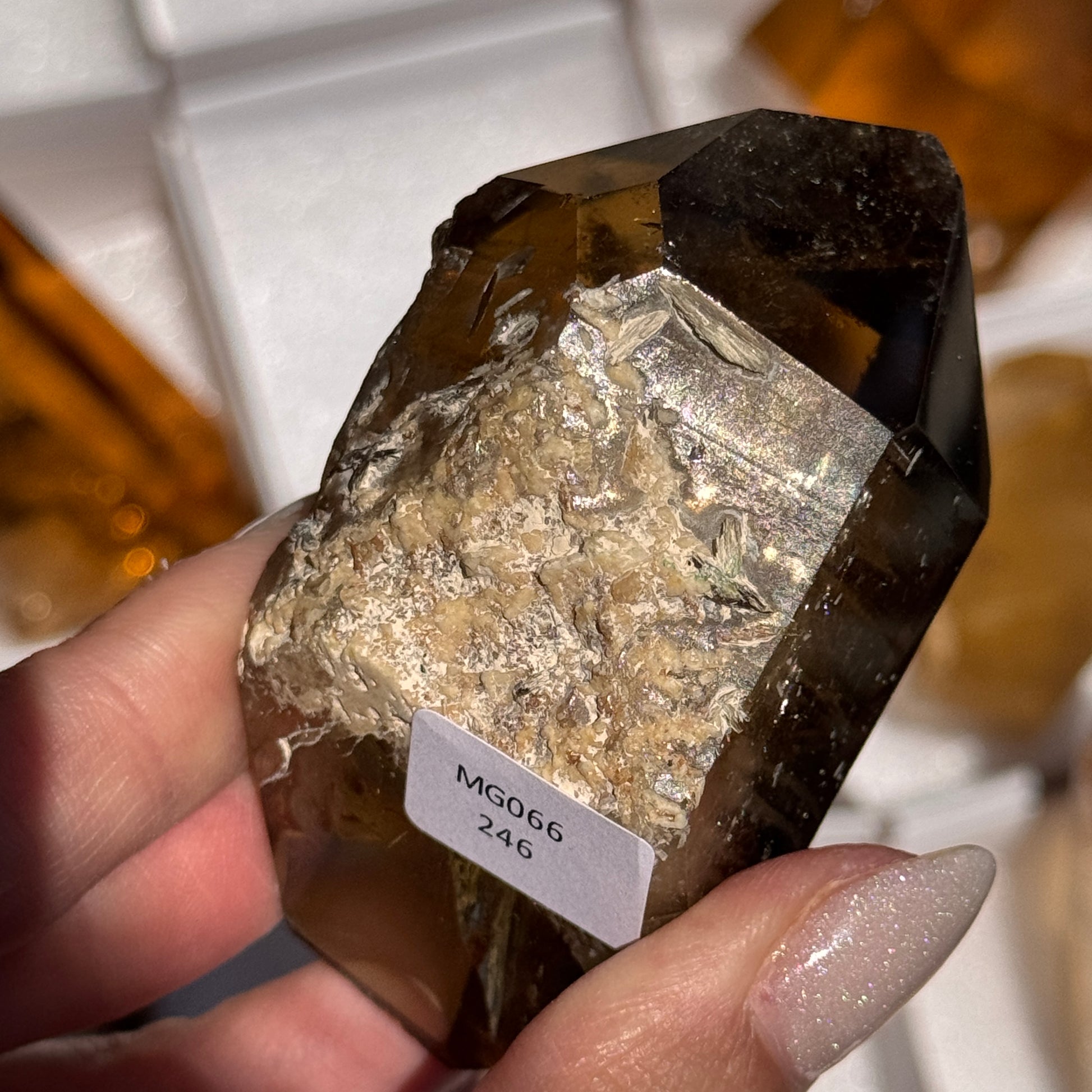 semi polished brazilian citrine freeform