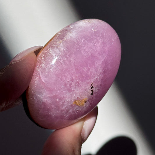 pink aragonite palm