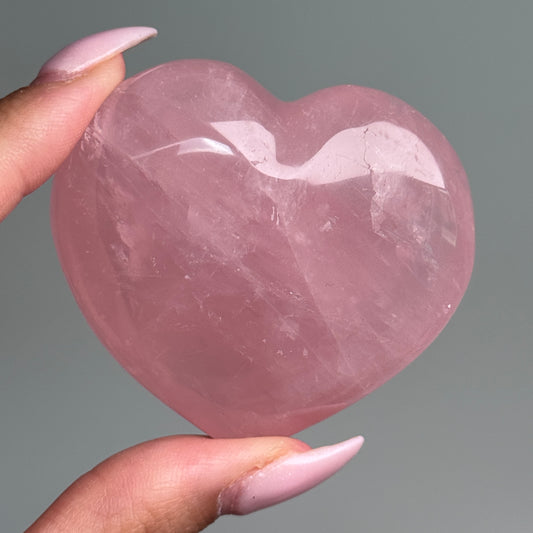 rose quartz heart