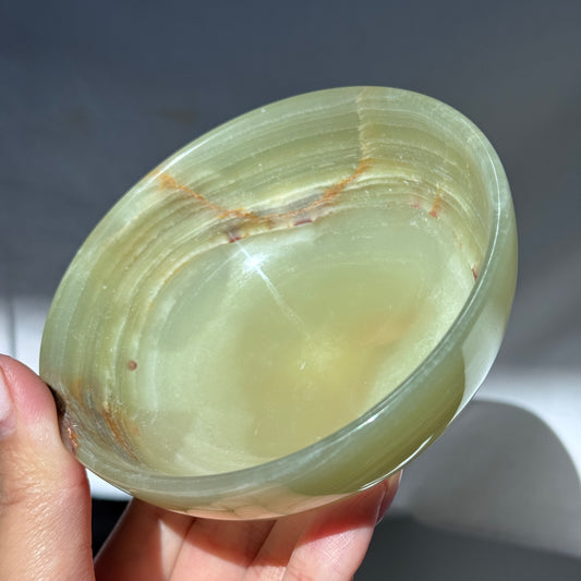 Green Onyx Bowl 4" #F