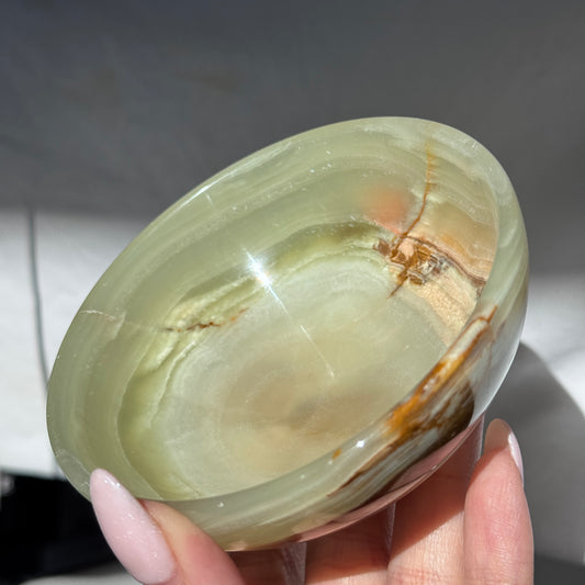 Green Onyx Bowl 4" #W