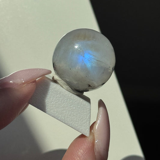 gem rainbow moonstone sphere