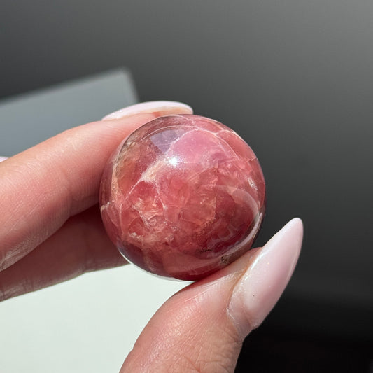 rhodochrosite sphere