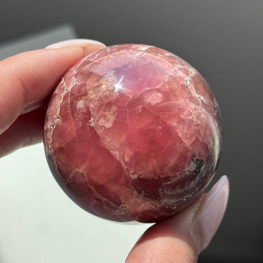 rhodochrosite sphere
