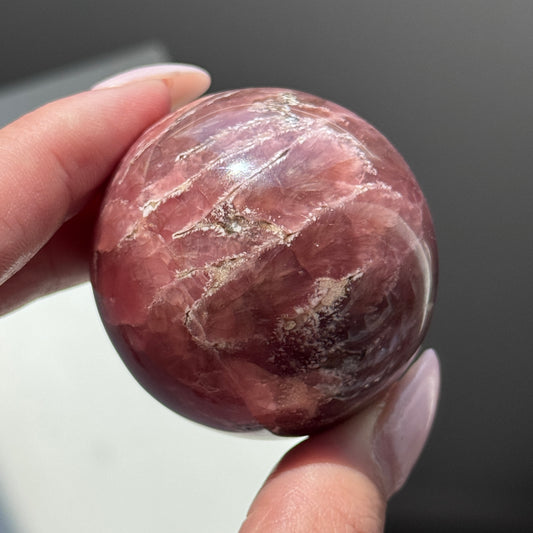rhodochrosite sphere