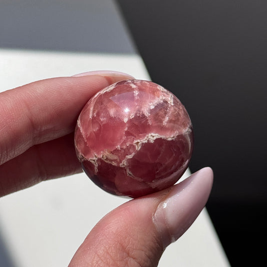 rhodochrosite sphere