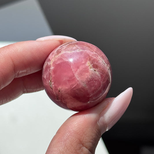 rhodochrosite sphere