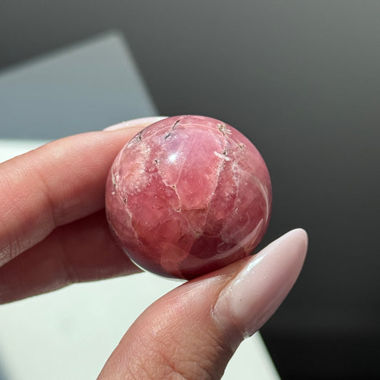 rhodochrosite sphere