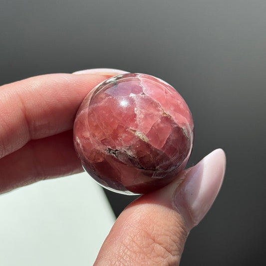 rhodochrosite sphere