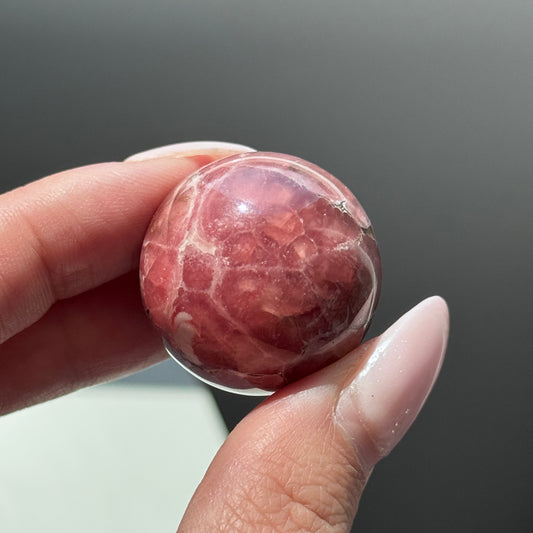 rhodochrosite sphere