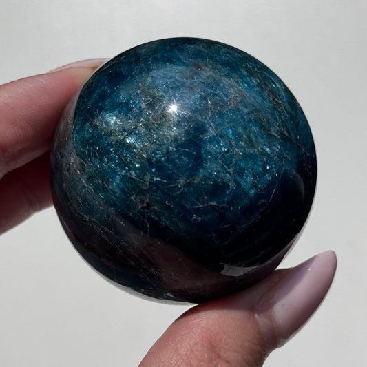 Blue Apatite Sphere #5