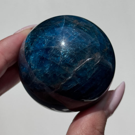 Blue Apatite Sphere #7