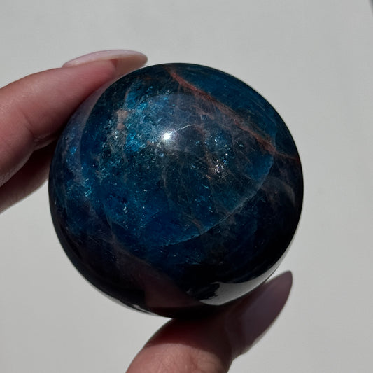 Blue Apatite Sphere #7