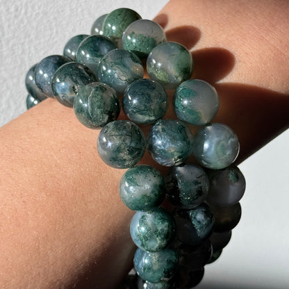 Moss Agate Bracelets