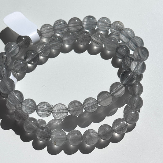 Blue Bunny Hair Rutile Bracelets