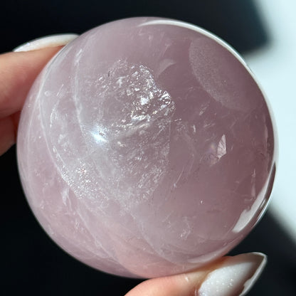Rose Quartz Sphere (purple tone) #4