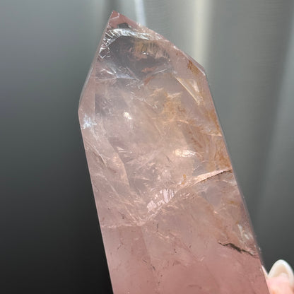 gem rose quartz tower extra grade rose quartz tower girasol quartz