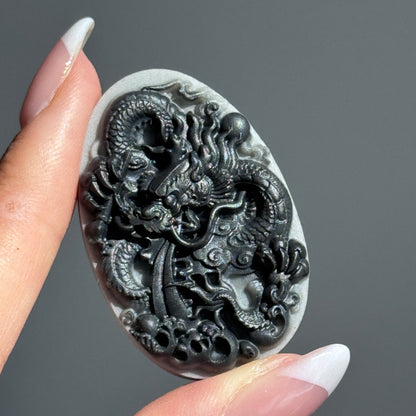 Taiji Jade Carving - Dragon #14