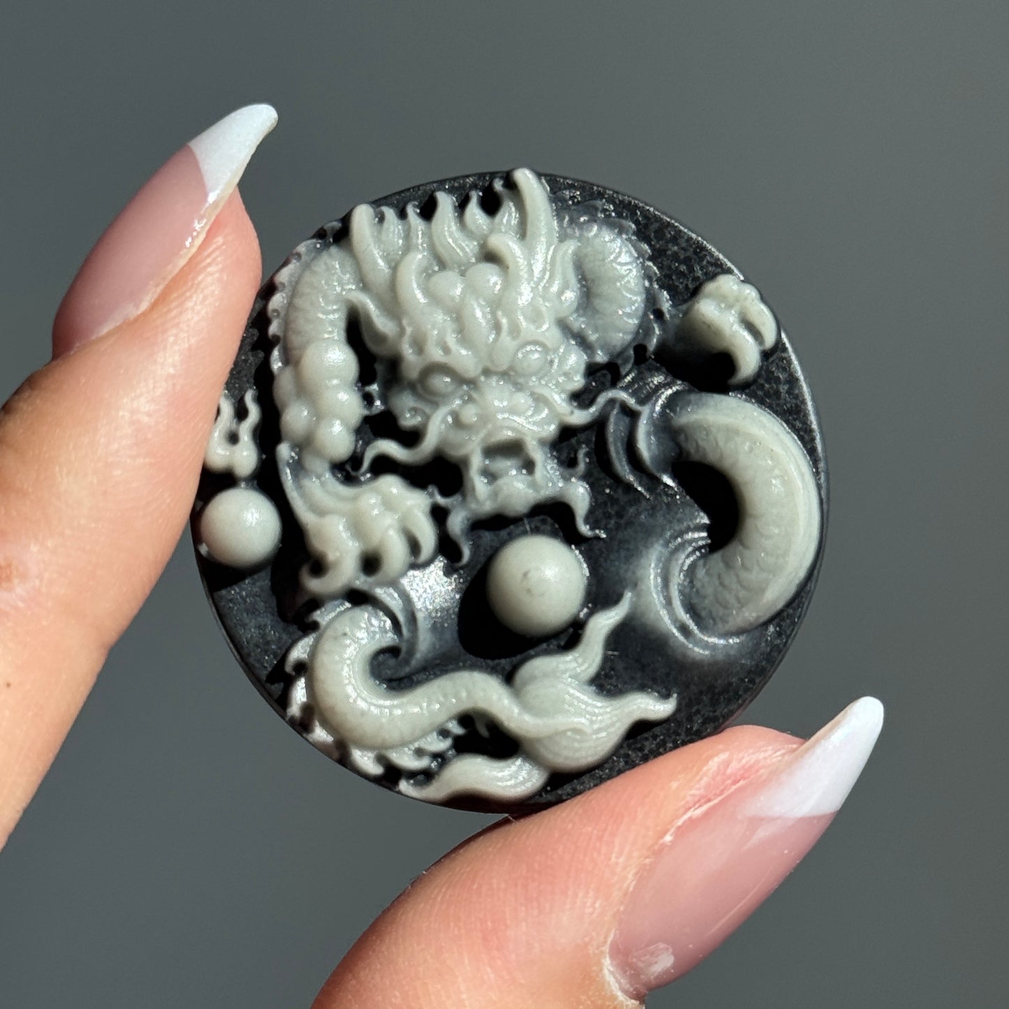 Taiji Jade Carving - Dragon #13