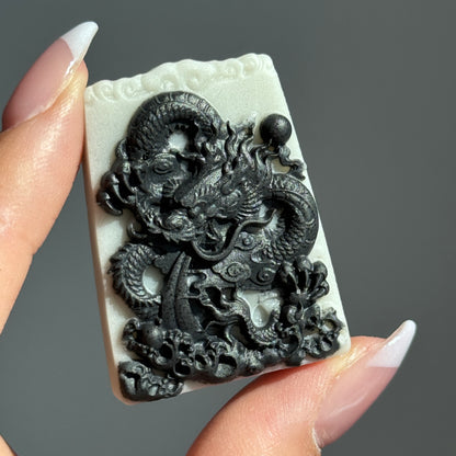 Taiji Jade Carving - Dragon #12