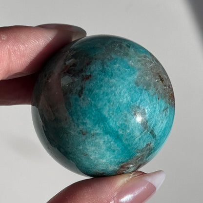 Gel Amazonite Quartz Sphere #5