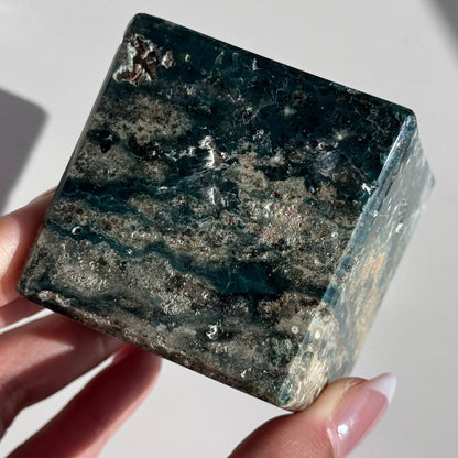 Sea Jasper Cube #1