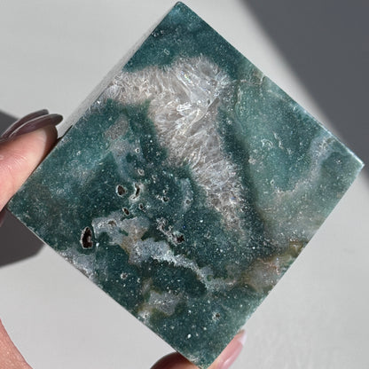 Sea Jasper Cube #2