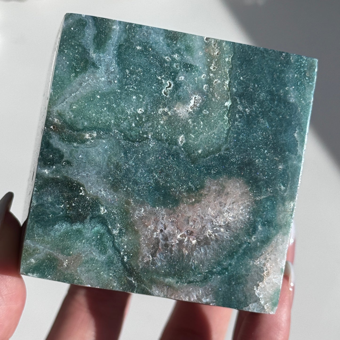 Sea Jasper Cube #2
