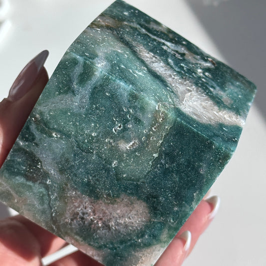 Sea Jasper Cube #2