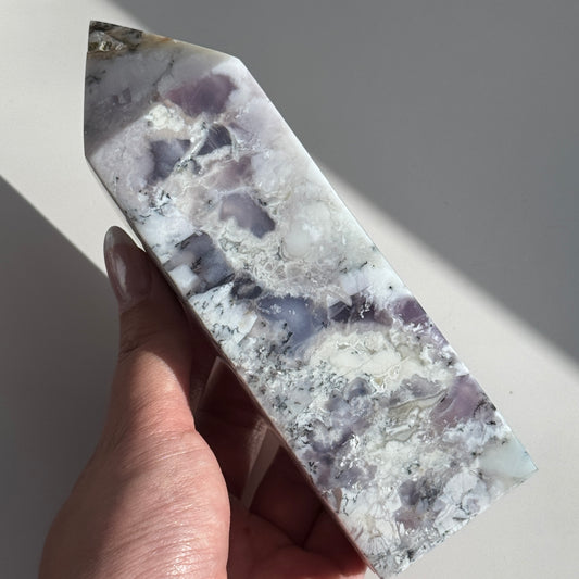 Purple Dendritic Opal Tower (L) #1