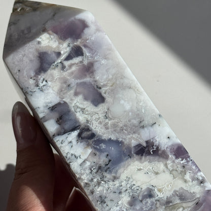 Purple Dendritic Opal Tower (L) #1