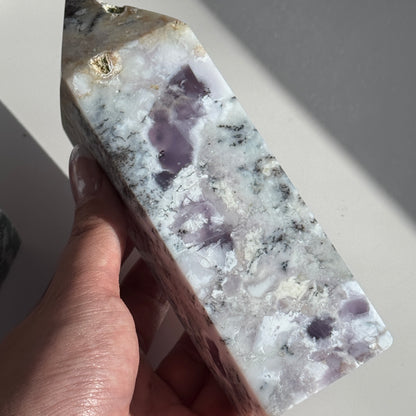 Purple Dendritic Opal Tower (L) #1
