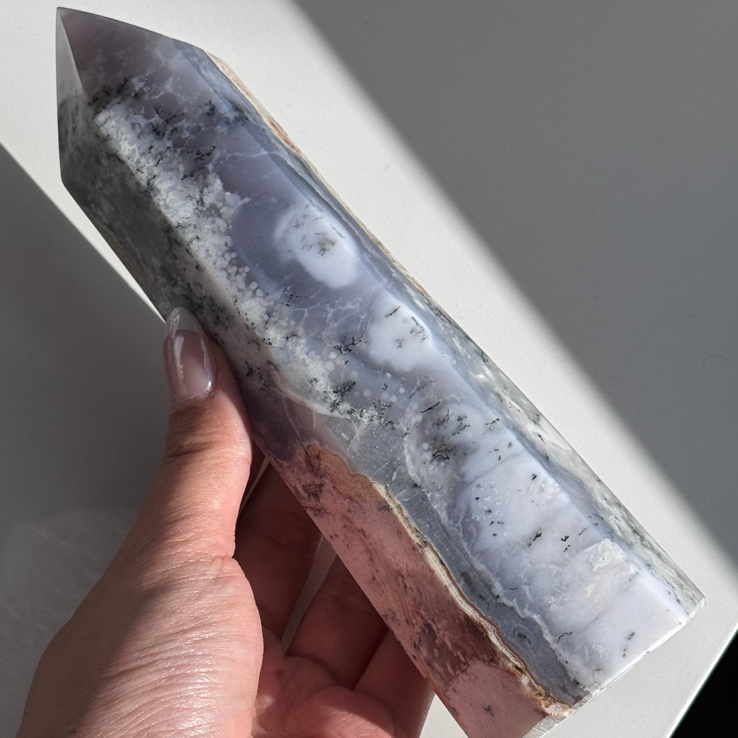 Purple Dendritic Opal Tower (L) #3