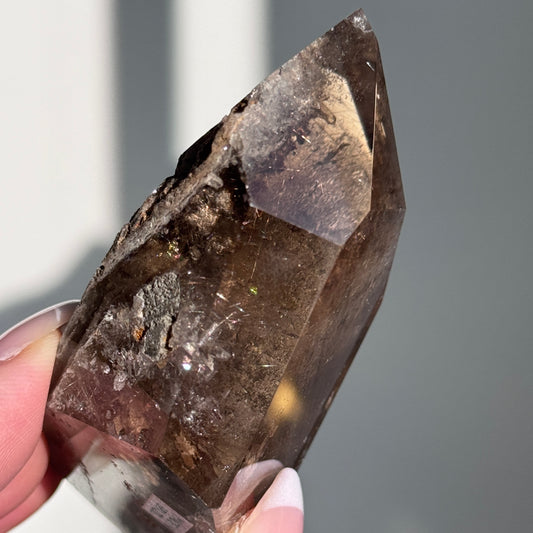 HQ Smoky Quartz Rutile w/ Lodolite Freeform #2