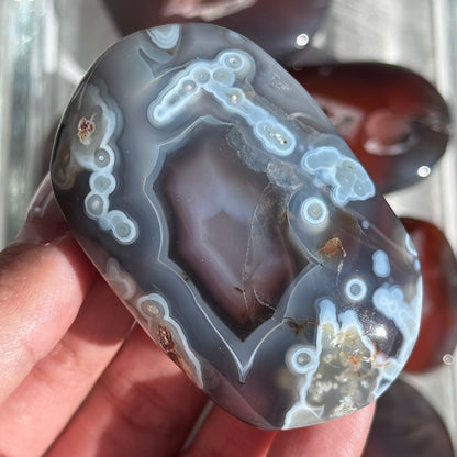 Mozambique Strawberry Agate Palm (Batch 2) #1