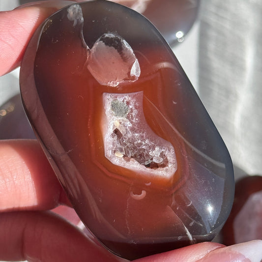 Mozambique Strawberry Agate Palm (Batch 2) #11