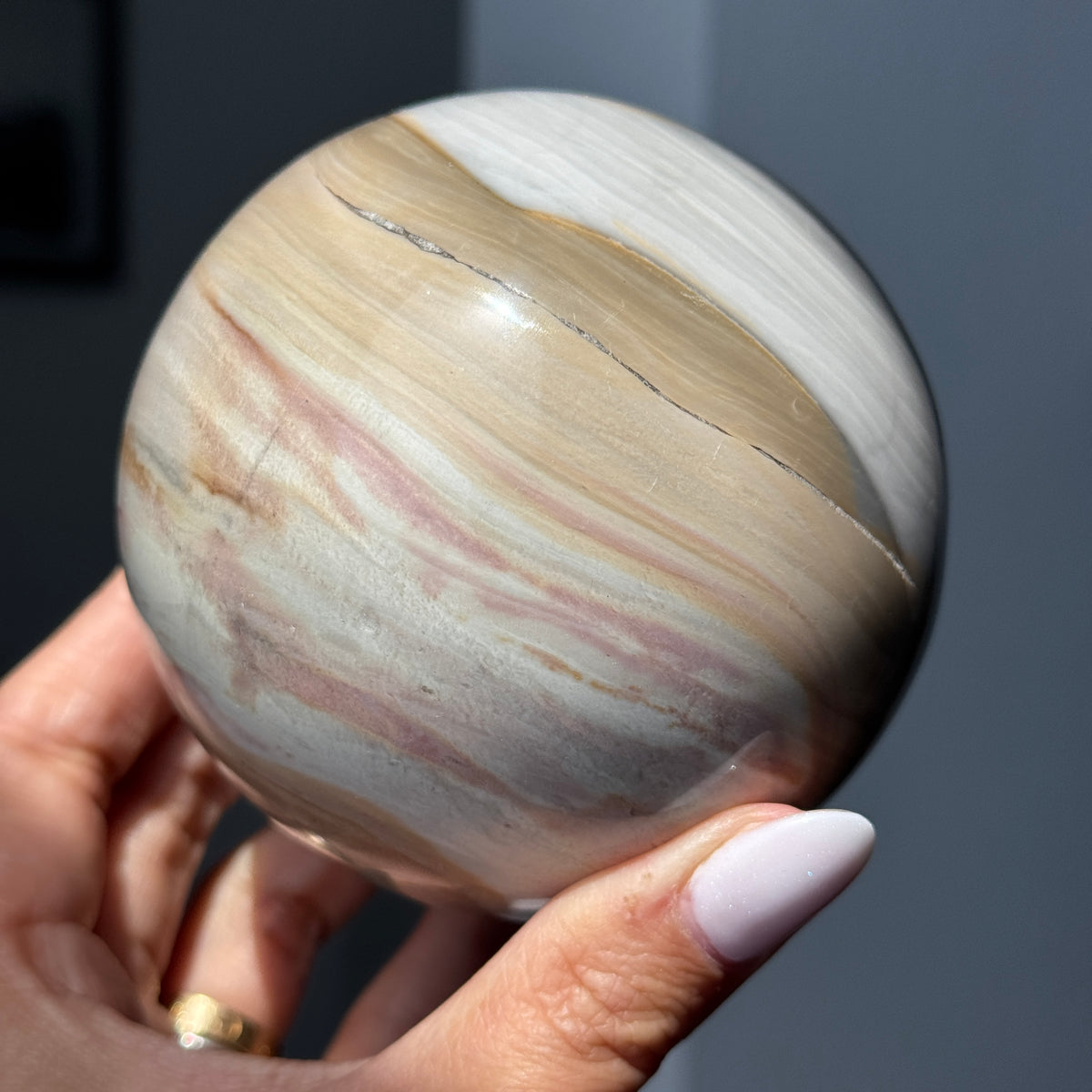 Banded Jasper Sphere #2