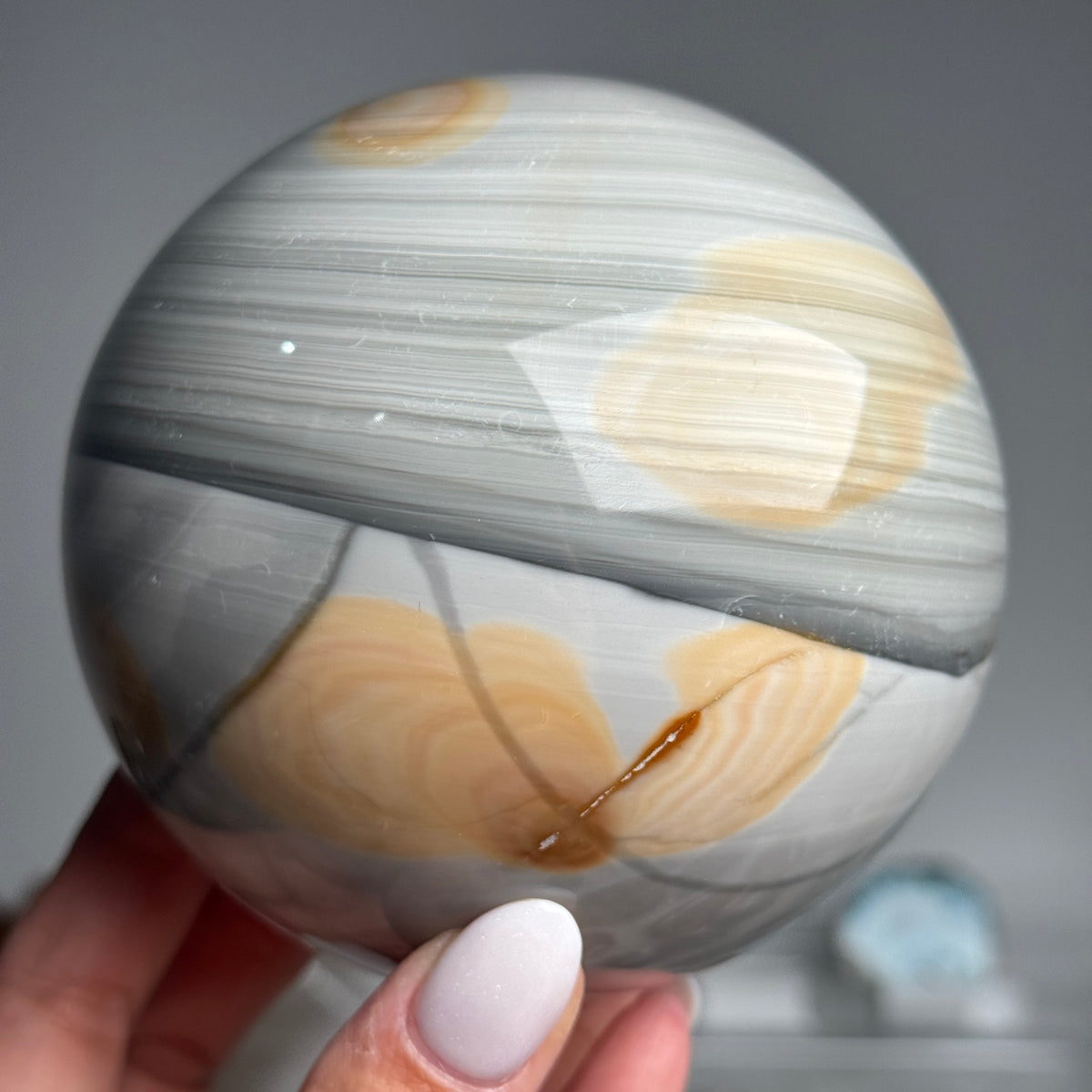 XL Statement Banded Jasper Sphere #11