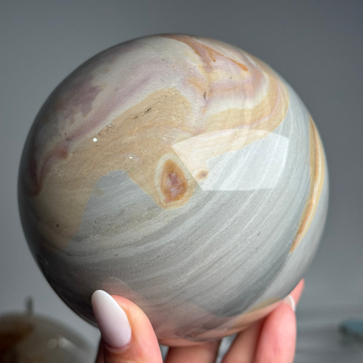 XL Statement Banded Jasper Sphere #1