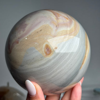 XL Statement Banded Jasper Sphere #1