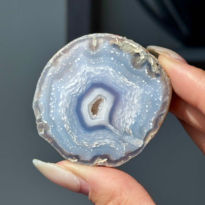 Starry Night Agate Geode #24a