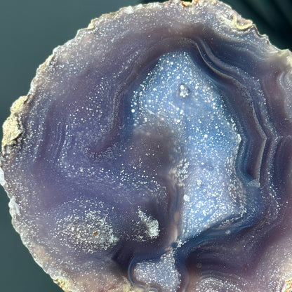 Starry Night Agate Geode #18