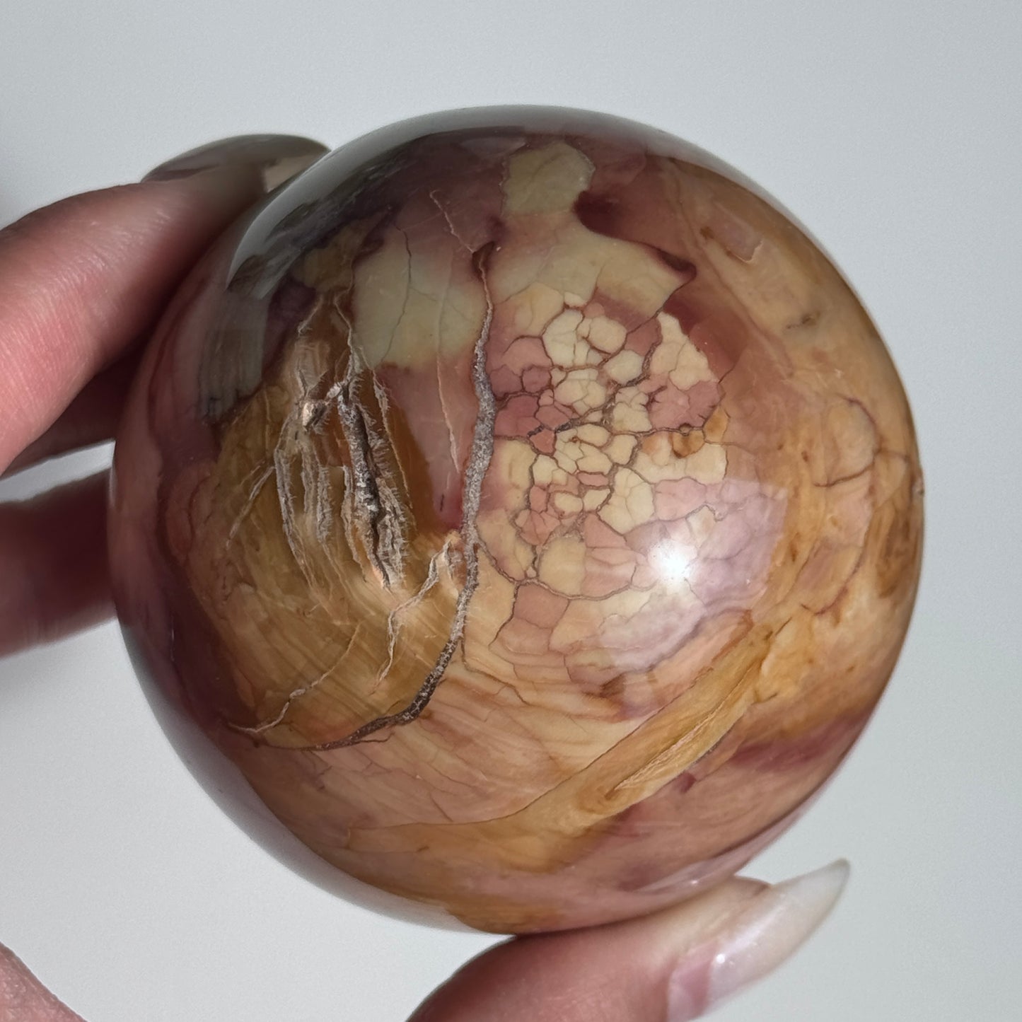 Polychrome Ibis Jasper Sphere #13