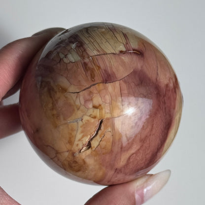 Polychrome Ibis Jasper Sphere #13