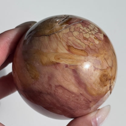 Polychrome Ibis Jasper Sphere #13